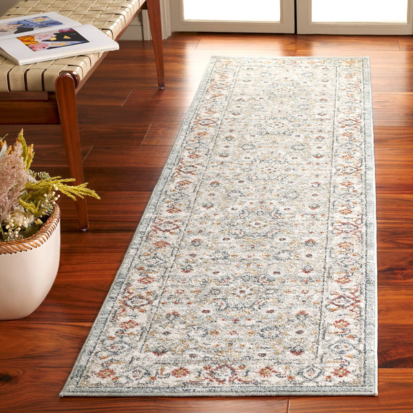 Safavieh Avalon Area Rug - Elegant Ivory And Light Blue Design With Softness, Durability, And Eco-friendly Quality Light Blue ,Ivory Polyester Ava210k-4
