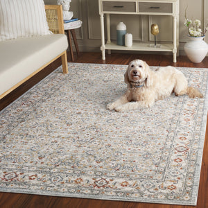 Safavieh Avalon Area Rug - Elegant Ivory And Light Blue Design With Softness, Durability, And Eco-friendly Quality Light Blue ,Ivory Polyester Ava210k-4