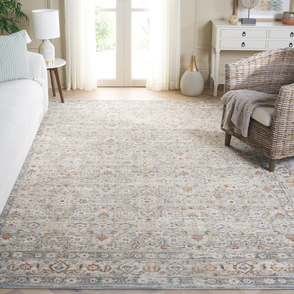 Safavieh Avalon Area Rug - Elegant Ivory And Light Blue Design With Softness, Durability, And Eco-friendly Quality Light Blue ,Ivory Polyester Ava210k-4