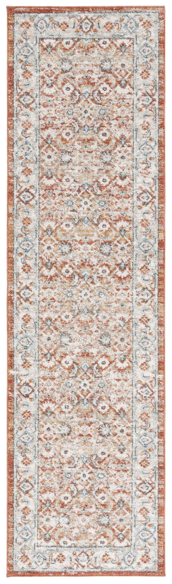 Safavieh Avalon Area Rug - Elegant Ivory And Light Blue Design With Softness, Durability, And Eco-friendly Quality Rust ,Grey Polyester Ava210p-7r