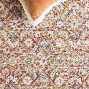 Safavieh Avalon Area Rug - Elegant Ivory And Light Blue Design With Softness, Durability, And Eco-friendly Quality Rust ,Grey Polyester Ava210p-7r