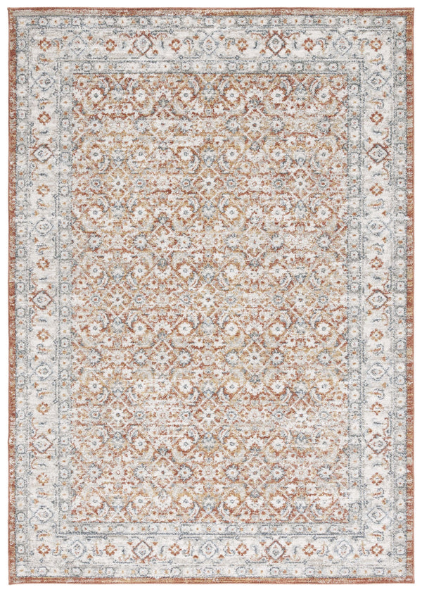 Safavieh Avalon Area Rug - Elegant Ivory And Light Blue Design With Softness, Durability, And Eco-friendly Quality Rust ,Grey Polyester Ava210p-7r