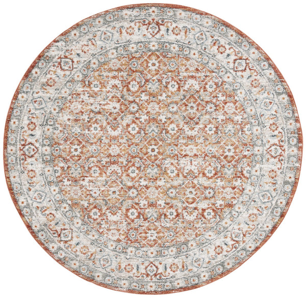 Safavieh Avalon Area Rug - Elegant Ivory And Light Blue Design With Softness, Durability, And Eco-friendly Quality Rust ,Grey Polyester Ava210p-7r