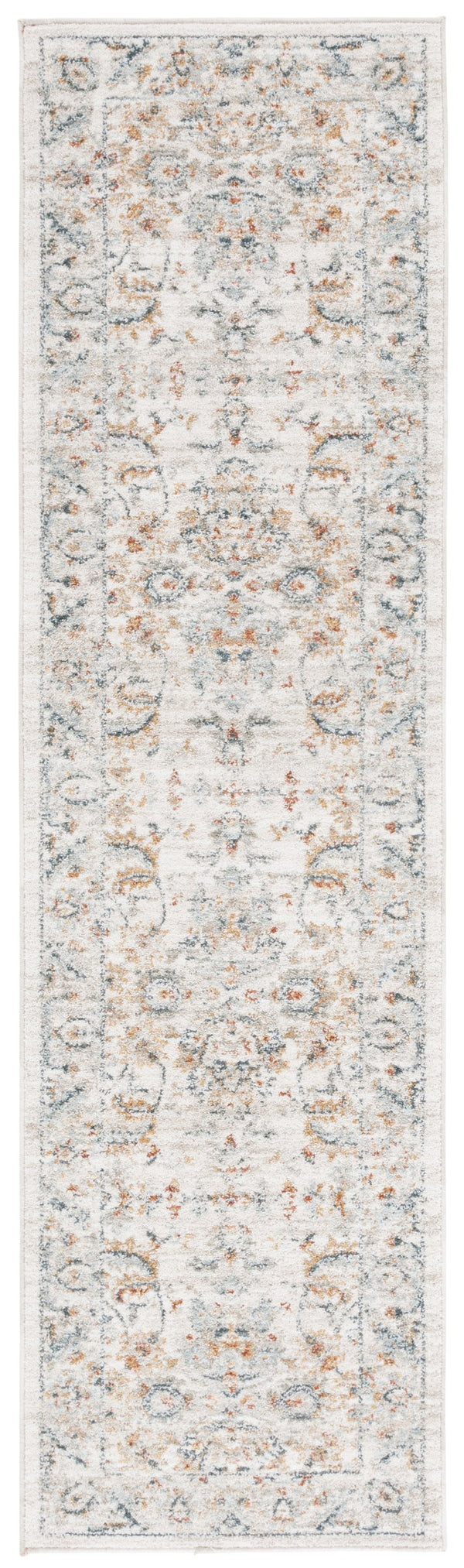 Safavieh Avalon Elegant Rectangle Area Rug With Timeless Floral Design In Ivory And Light Blue Hues Ivory ,Light Blue Polyester Ava220a-9
