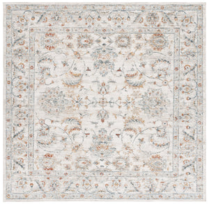 Safavieh Avalon Elegant Rectangle Area Rug With Timeless Floral Design In Ivory And Light Blue Hues Ivory ,Light Blue Polyester Ava220a-9