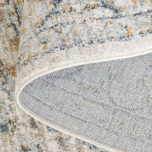 Safavieh Avalon Elegant Rectangle Area Rug With Timeless Floral Design In Ivory And Light Blue Hues Ivory ,Blue Gold Polyester Ava220b-5