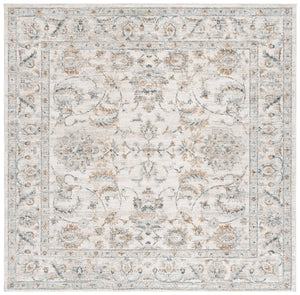 Safavieh Avalon Elegant Rectangle Area Rug With Timeless Floral Design In Ivory And Light Blue Hues Ivory ,Blue Gold Polyester Ava220b-5