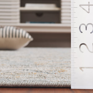 Safavieh Avalon Elegant Rectangle Area Rug With Timeless Floral Design In Ivory And Light Blue Hues Light Blue ,Ivory Polyester Ava220k-8