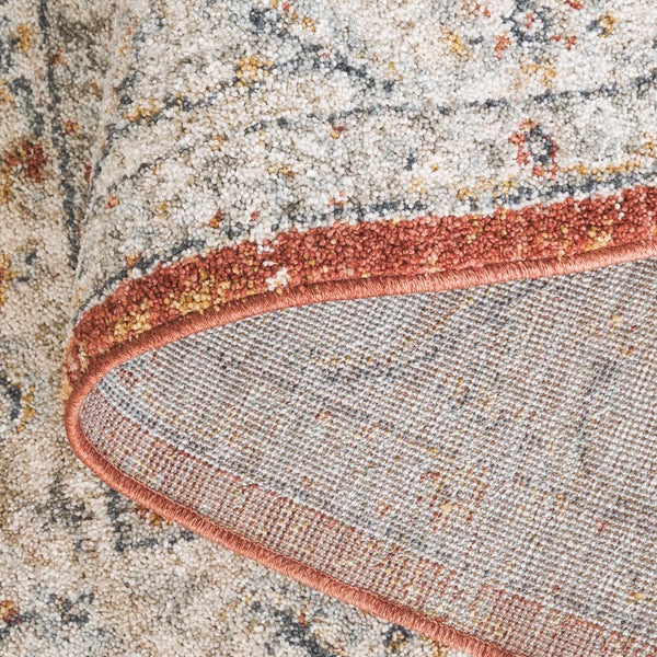 Safavieh Avalon Elegant Rectangle Area Rug With Timeless Floral Design In Ivory And Light Blue Hues Rust ,Ivory Polyester Ava220p-7sq