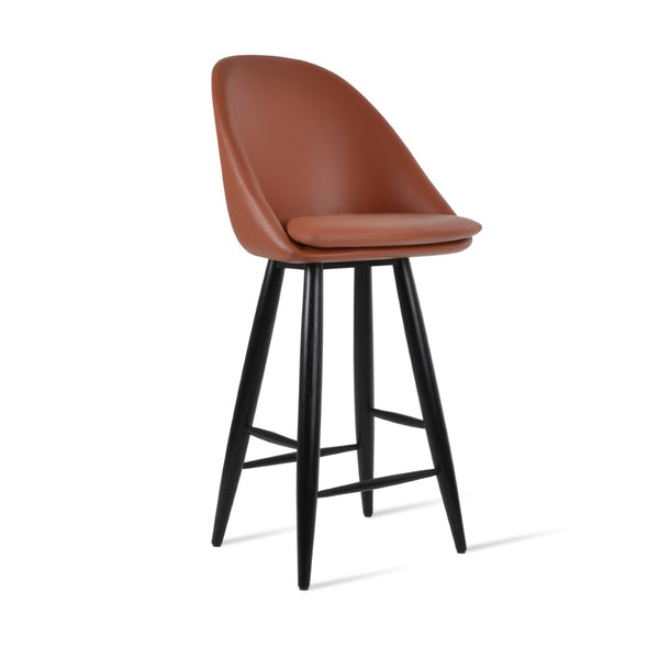 Soho Concept Avanos Baba Wood Counter Barstools With Optional Memory Swivel Mechanism – Stylish & Durable! Fr Cinnamon  Soho-concept-dining-chair-10142