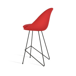 Soho Concept Avanos Stylish Barstools & Counterstools In Boucle, Velvet, Nubuck Fabrics - 10 Year Guarantee! Black,Red  Soho-concept-dining-chair-10534