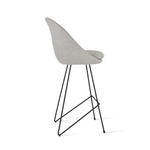 Soho Concept Avanos Cat Barstools & Counterstools - Durable Camira Wool, Modern Design, 10-year Guarantee, 300 Lb Capacity Black,Silver  Soho-concept-dining-chair-10532