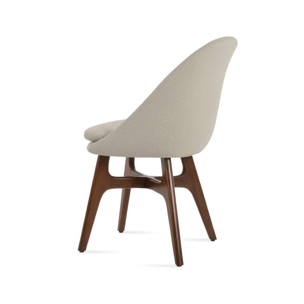 Soho Concept Avanos Wood Dining Chair - Elegant Upholstery Options, 10-year Guarantee, Durable & Stylish Comfort White,Ash,Walnut  Soho-concept-dining-chair-00904