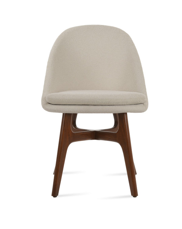 Soho Concept Avanos Wood Dining Chair - Elegant Upholstery Options, 10-year Guarantee, Durable & Stylish Comfort White,Ash,Walnut  Soho-concept-dining-chair-00904