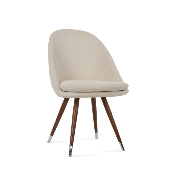 Soho Concept Avanos Star Dining Chair - Customizable Steel Bases, Luxurious Upholstery & 10-year Guarantee! Walnut,Chrome,White  Soho-concept-dining-chair-01011