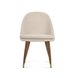 Soho Concept Avanos Wood Lounge Dining Chair - Solid Beech, Plush Upholstery, 10-year Guarantee, Stylish Comfort Gold,Walnut,White  Soho-concept-dining-chair-01092