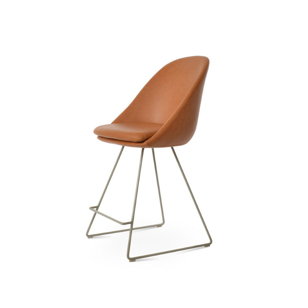 Soho Concept Avanos Wire Stool Barstools & Counterstools - Stylish Leatherette Seating With 2-year Guarantee Caramel  Soho-concept-dining-chair-10491