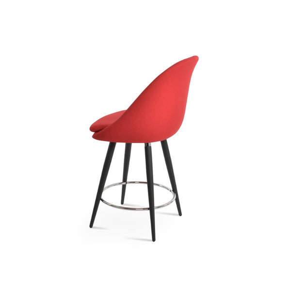 Soho Concept Avanos Contemporary Barstools & Counterstools - Boucle, Velvet, Nubuck Fabrics, 10-year Guarantee! Black,Chrome,Red  Soho-concept-dining-chair-07438