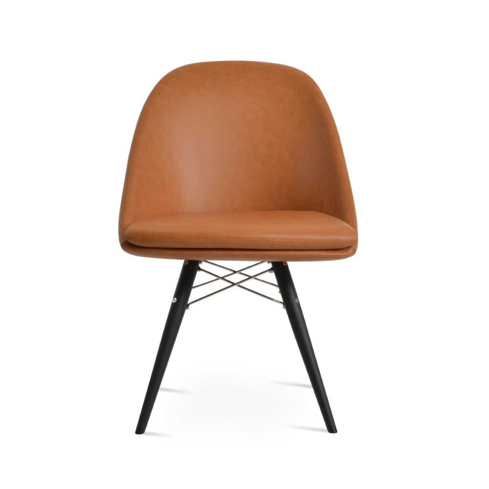 Soho Concept Avanos Mw Dining Chair - Modern Leatherette Design, Memory Swivel & 2-year Guarantee, 300 Lb Capacity Caramel  Soho-concept-dining-chair-00921