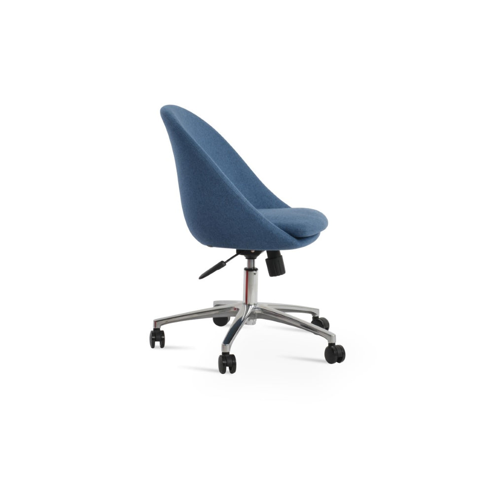 Soho Concept Avanos Office Chair - Premium Camira Blazer Wool Fabric, 10-year Guarantee, Stylish & Durable Design Dark Grey  Soho-concept-dining-chair-11654