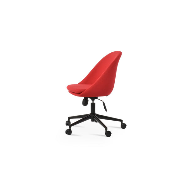 Soho Concept Avanos Office Chair - Luxury Upholstery Options, 10-year Guarantee, Adjustable Heights, 350 Lbs Capacity Black,Red  Soho-concept-dining-chair-11652