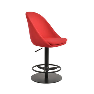 Soho Concept Avanos Adjustable Piston Barstools & Counterstools - Premium Fabrics, Stylish Design, 10-year Warranty Black,Red  Soho-concept-dining-chair-10512