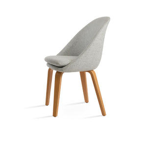 Soho Concept Avanos Plywood Dining Chair With Camira Blazer Wool Fabric - Stylish & Durable, 10-year Guarantee! Natural,Silver  Soho-concept-dining-chair-00923