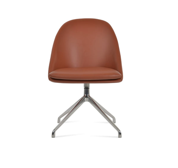 Soho Concept Avanos Spider Swivel Chair - Modern Leatherette Dining Chair With 2-year Guarantee & Stylish Finish Fr Cinnamon  Soho-concept-dining-chair-00988