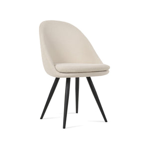 Soho Concept Avanos Star Dining Chair - Customizable Steel Bases, Luxurious Upholstery & 10-year Guarantee! Black,White  Soho-concept-dining-chair-00996