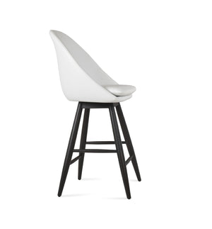 Soho Concept Avanos Baba Barstools & Counterstools - Elegant Solid Wood With Leatherette, 2-year Guarantee! White  Soho-concept-dining-chair-10467
