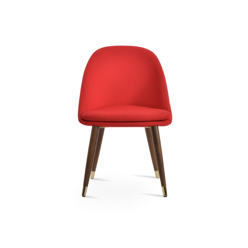 Soho Concept Avanos Ptr-wood Dining Chair - Elegant Solid Beech Wood, Premium Fabrics & 10-year Guarantee Options Red,Walnut,Gold  Soho-concept-dining-chair-00942