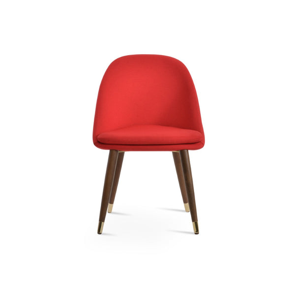 Soho Concept Avanos Ptr-wood Dining Chair - Elegant Solid Beech Wood, Premium Fabrics & 10-year Guarantee Options Red,Walnut,Gold  Soho-concept-dining-chair-00942