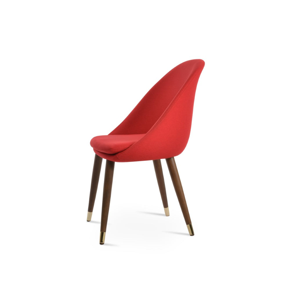 Soho Concept Avanos Ptr-wood Dining Chair - Elegant Solid Beech Wood, Premium Fabrics & 10-year Guarantee Options Red,Walnut,Gold  Soho-concept-dining-chair-00942