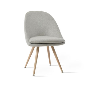 Soho Concept Avanos Star Dining Chair In Camira Blazer Wool - 10-year Guarantee, Stylish Chrome Base & Durable Design Natural,Silver  Soho-concept-dining-chair-01004