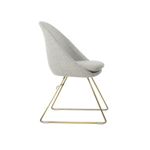 Soho Concept Avanos Wire Dining Chair In Camira Blazer Wool - Stylish Chrome Base, 10-year Guarantee & Durability Silver  Soho-concept-dining-chair-01076