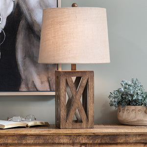 Cambria Resin Table Lamp AVP777SNG Evolution by Crestview Collection