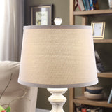 Baycliff Resin White-Washed Table Lamp AVP882WHSNG Evolution by Crestview Collection