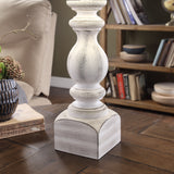 Baycliff Resin White-Washed Table Lamp AVP882WHSNG Evolution by Crestview Collection