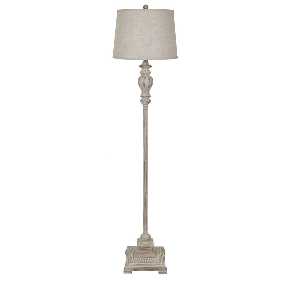 Castlebury Resin Floor Lamp AVP968UCASNG Evolution by Crestview Collection