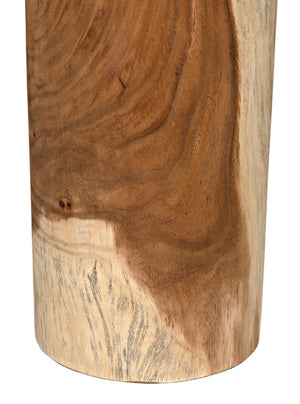 Noir Tabula Side Table - Handcrafted Munggur Wood Accent Table with Rustic Charm for Modern Spaces AW-26