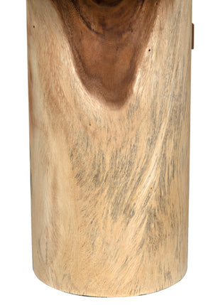 Noir Tabula Side Table - Handcrafted Munggur Wood Accent Table with Rustic Charm for Modern Spaces AW-26