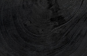 Noir Nogozi Side Table - Compact Burnt Black Accent for Modern Spaces | Stylish & Versatile Design AW-48BB