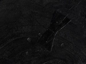 Noir Nogozi Side Table - Compact Burnt Black Accent for Modern Spaces | Stylish & Versatile Design AW-48BB