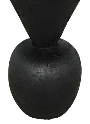 Noir Nogozi Side Table - Compact Burnt Black Accent for Modern Spaces | Stylish & Versatile Design AW-48BB