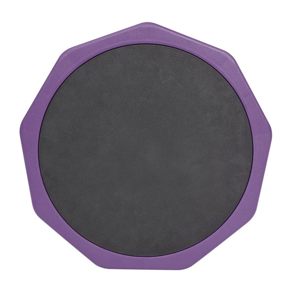 English Elm Carter Adjustable Height Active Stool for Kids - Enhances Focus and Posture in Classrooms and Homes Purple AY-9001S-PR-GG