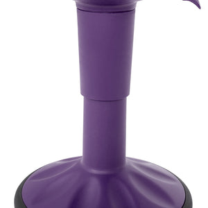 English Elm Carter Adjustable Height Active Stool for Kids - Enhances Focus and Posture in Classrooms and Homes Purple AY-9001S-PR-GG