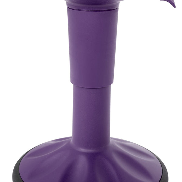 English Elm Carter Adjustable Height Active Stool for Kids - Enhances Focus and Posture in Classrooms and Homes Purple AY-9001S-PR-GG