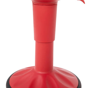 English Elm Carter Adjustable Height Active Stool for Kids - Enhances Focus and Posture in Classrooms and Homes Red AY-9001S-RD-GG