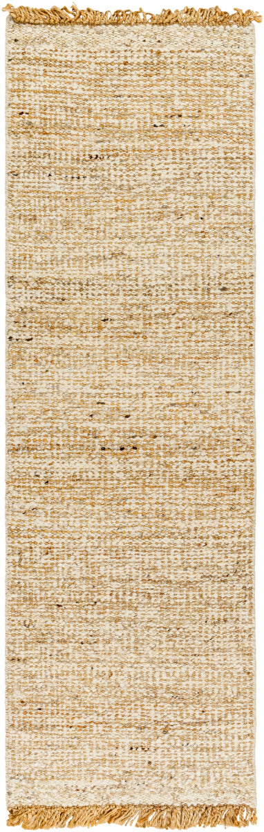 Aylin AYI-2303 2'6" x 8' Runner Handmade Rug AYI2303-268  Black, Taupe, Tan, Metallic Gold Surya