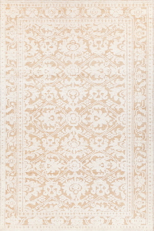 Chandra Rugs Hand Knotted Transitional Rug - Elevate Your Space With Luxurious Wool And Jute Artistry And Comfort White,Tan Wool,Jute Ayl58002-79106